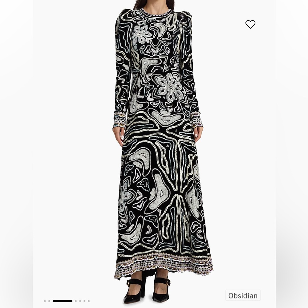 Ulla Johnson handmade Alexa formal evening gown in Obsidian